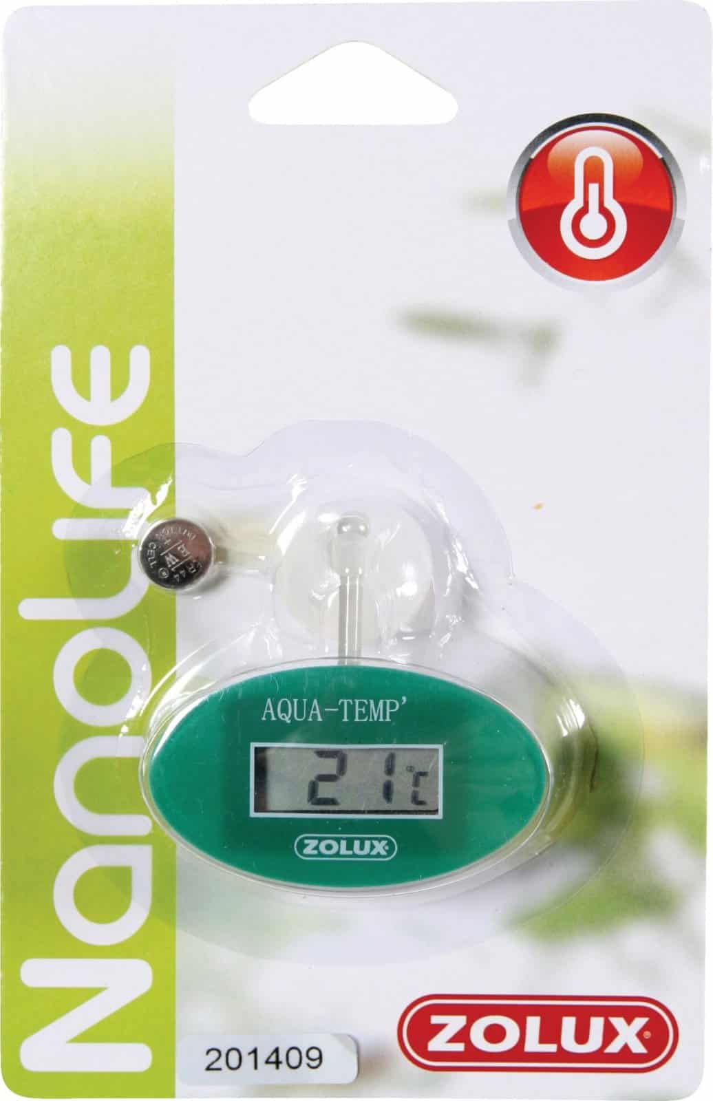 ZOLUX Digitales, kabelloses Innenthermometer für Aquarien