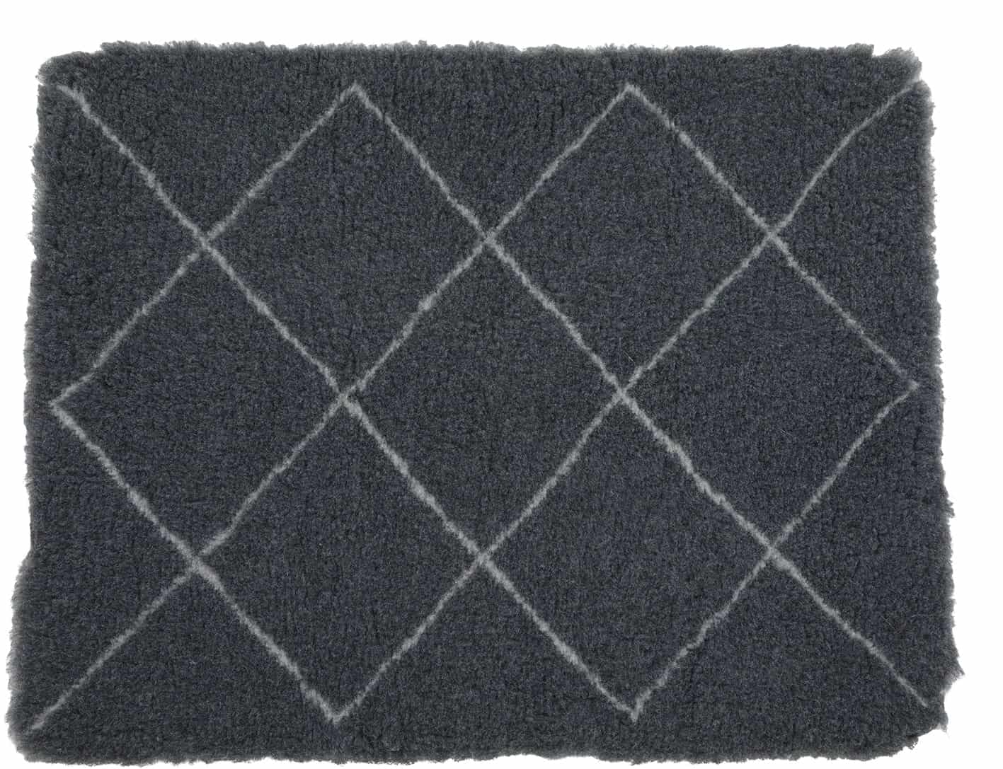 ZOLUX Isolierendes Haustierbett „Dry Bed“ mit Berbermuster, 75 x 120 cm, grau