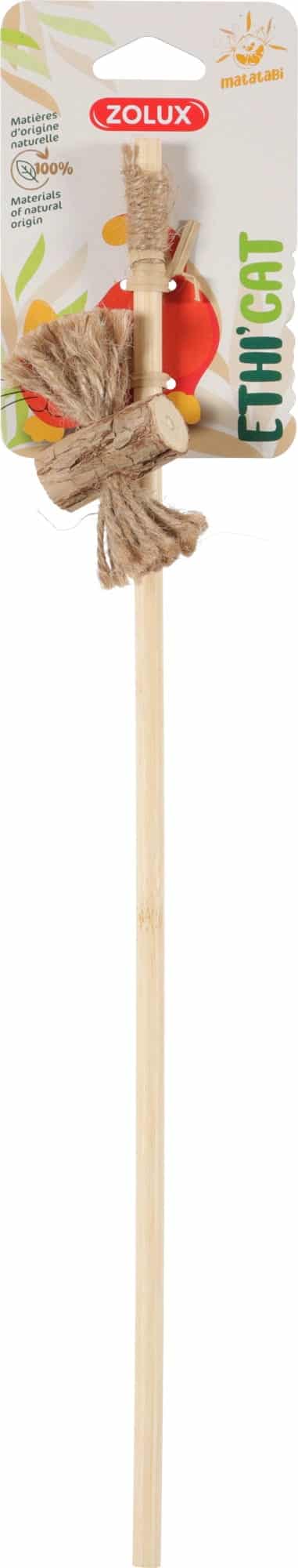 ZOLUX Katzenspielzeug Angel mit Knoten aus Matatabi ETHICAT 40 cm