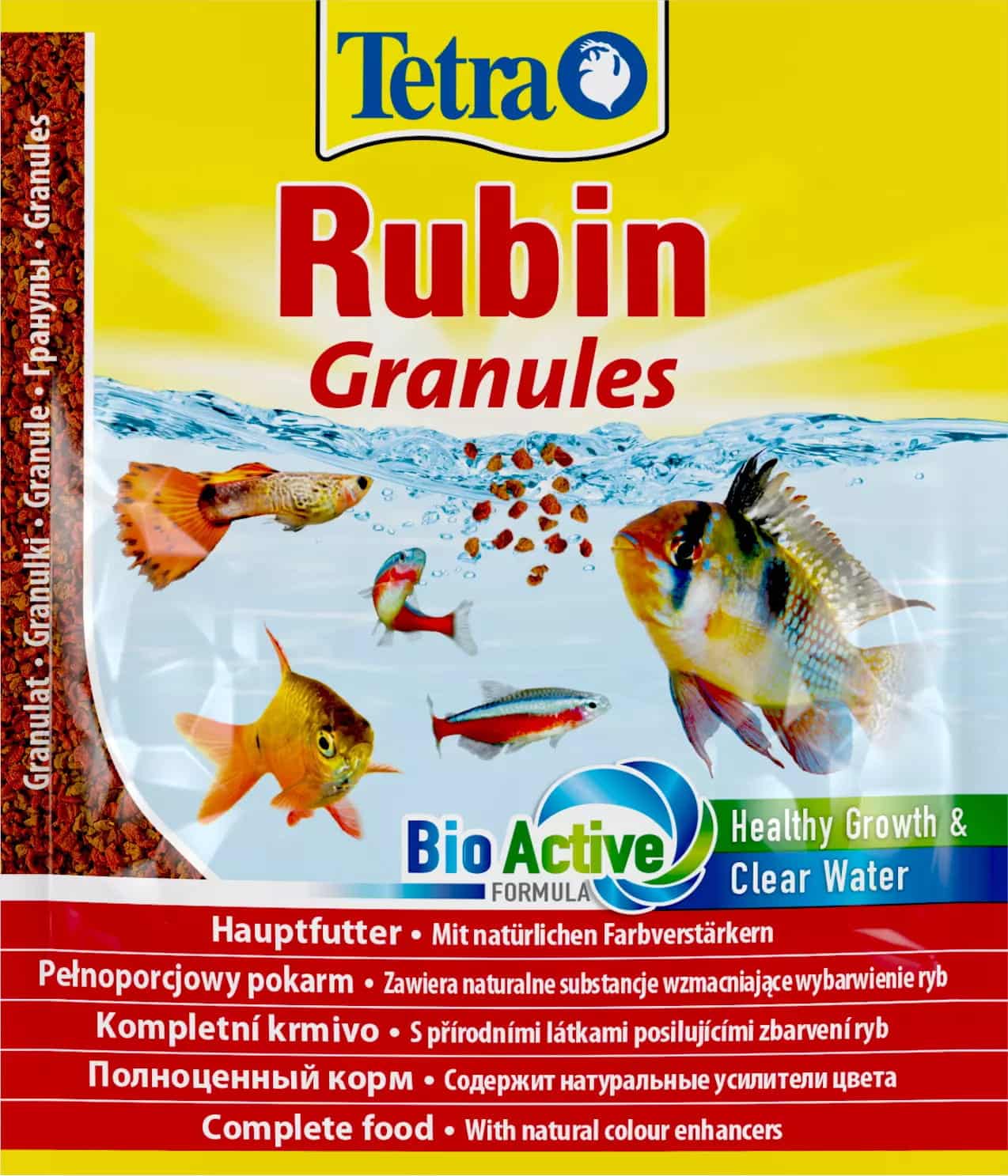 TETRA Rubin Granules 15 g Beutel, Futter für Fische zur Verstärkung der Färbung