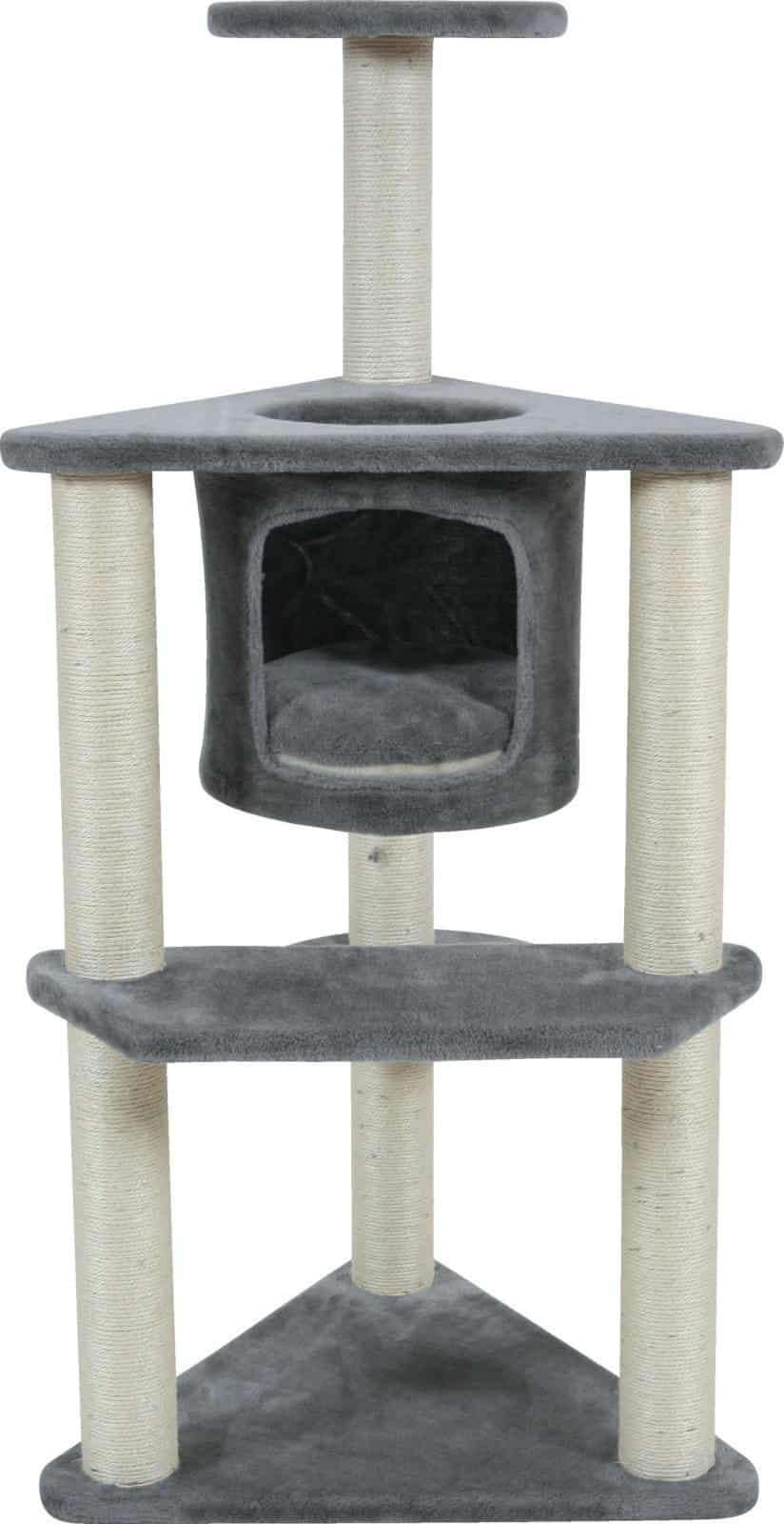 ZOLUX Kratzbaum für Katzen KEA M 690x570x1165 mm Farbe Grau