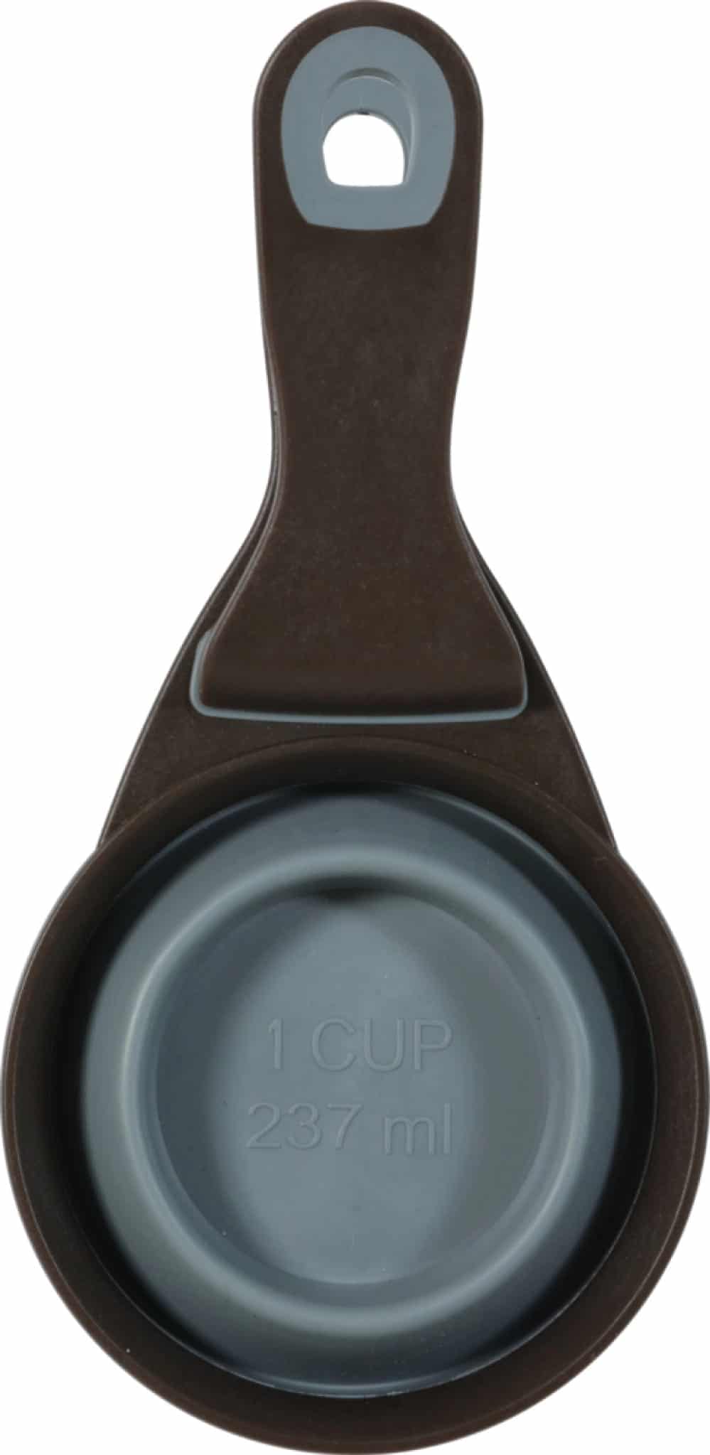 ZOLUX Messlöffel 2-in-1 mit Futterclip Größe M grau 19,5 x 10 cm