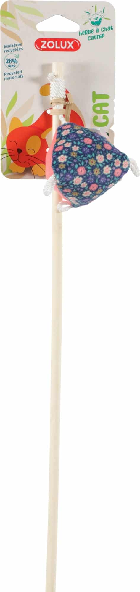 ZOLUX Katzenspielzeug Angel mit Pyramide, Blumen ETHICAT 40 cm
