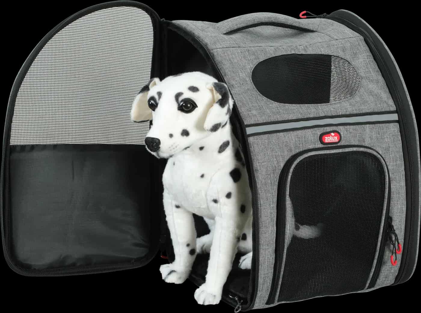 ZOLUX Atmungsaktiver Transport?Rucksack für Hunde und Katzen NOMAD 32×25×42 cm