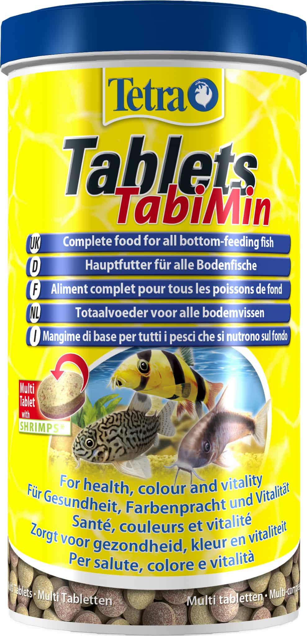 Tetra TabiMin Tabletten für Bodenfische, 2050 Stück, sinkende Granulate.