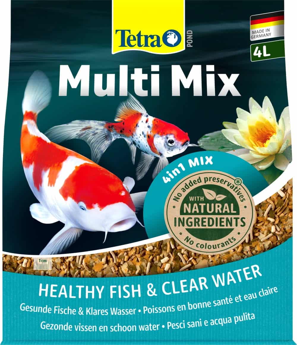 TETRA Pond Multi Mix 4 L – Futtermischung für Teichfische im Gartenteich