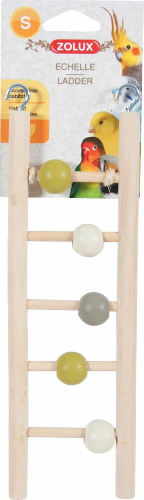 ZOLUX Vogelleiter aus Holz mit 5 Sprossen