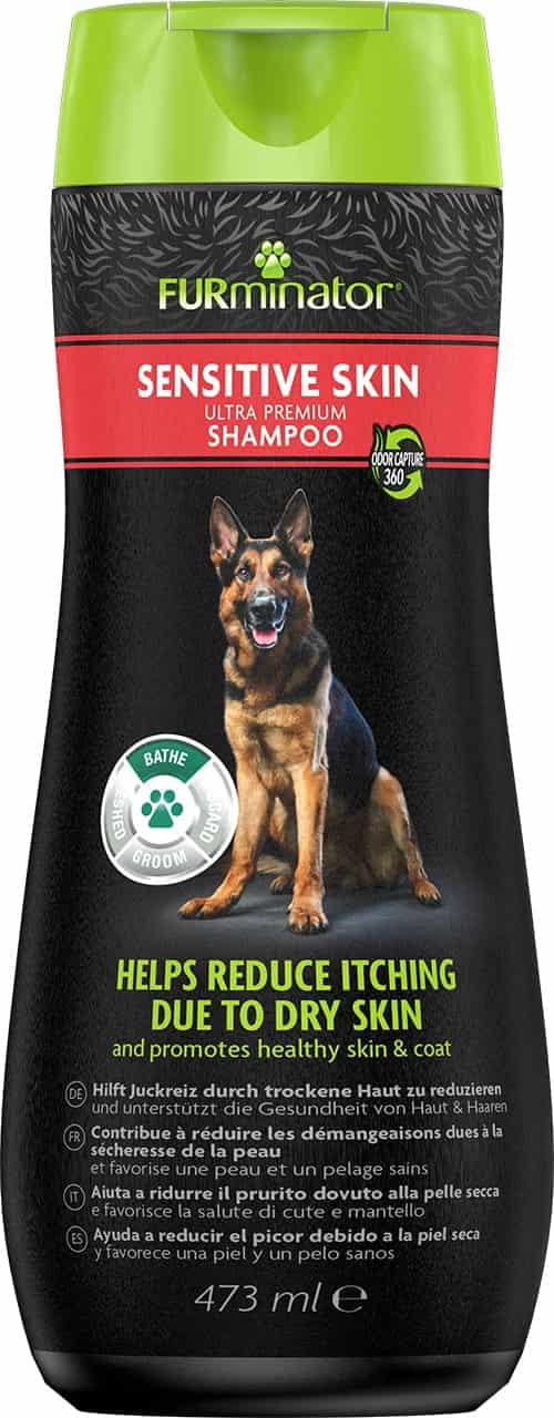 FURMINATOR Premium Schampoo für Hunde mit sensibler Haut 473ml