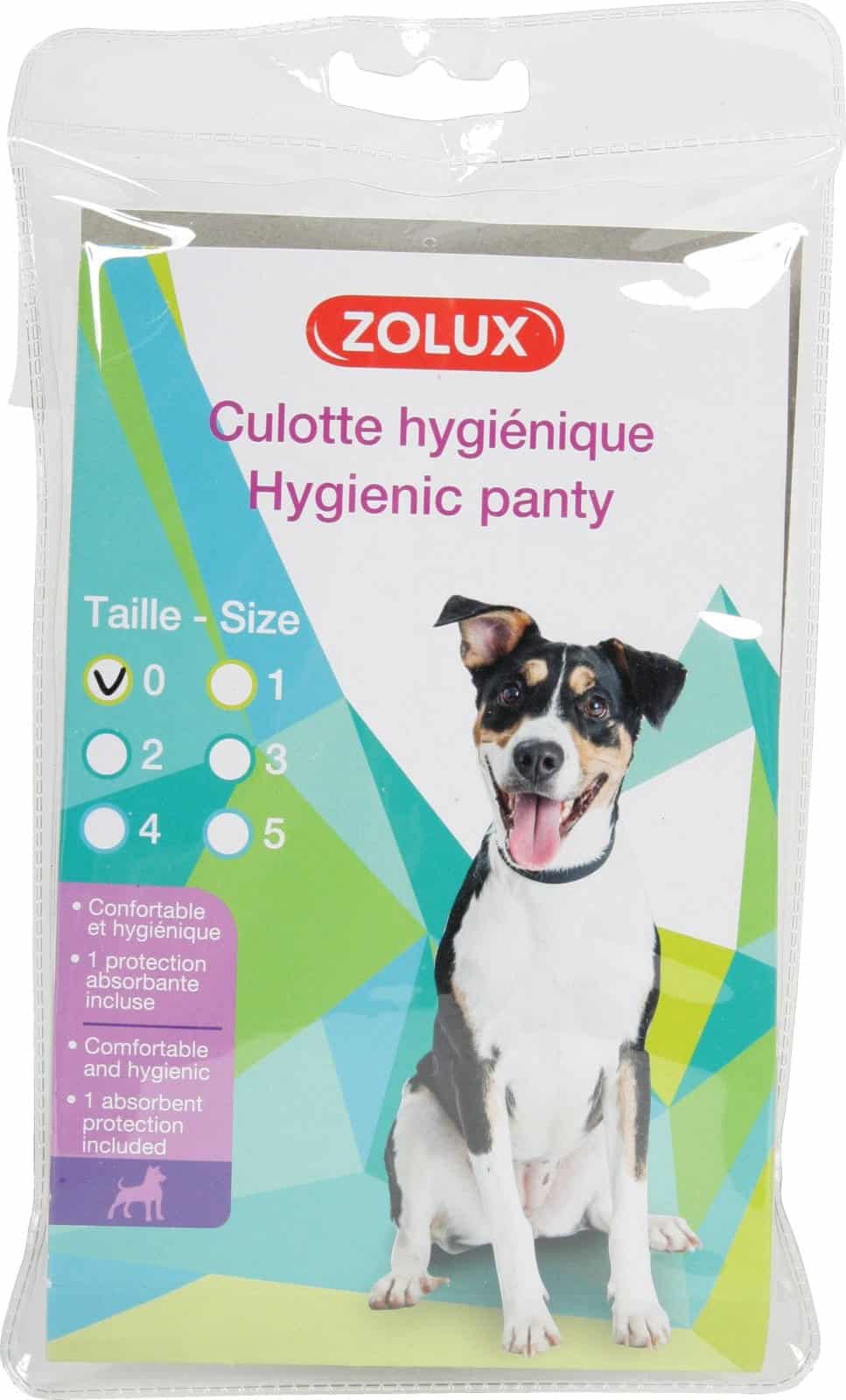 ZOLUX Schutzhöschen für läufige Hündinnen – Größe 0