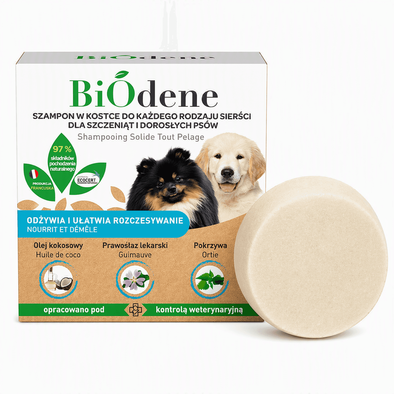 Francodex Festes Shampoo für Hunde und Welpen BIODENE 100 ml