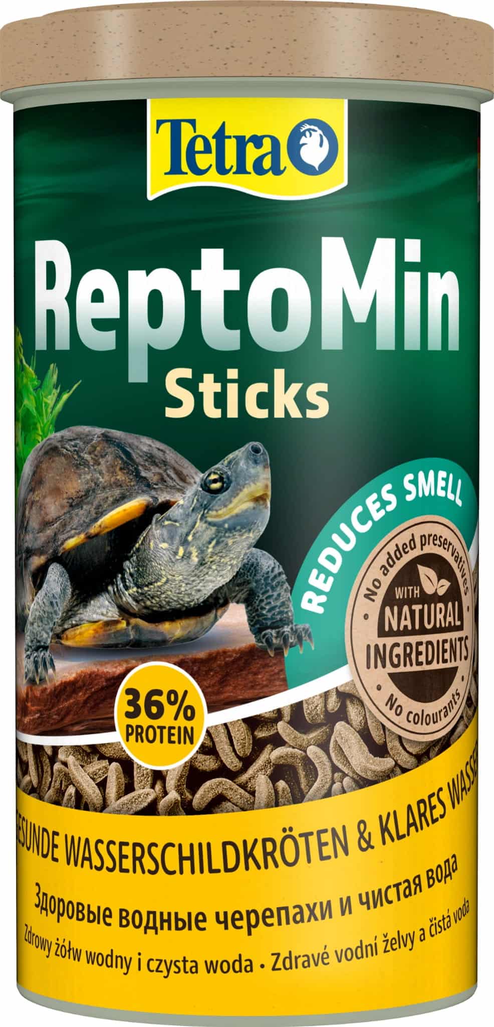 TETRA ReptoMin Sticks 1000 ml Hauptfütter für Wasserschildkröten