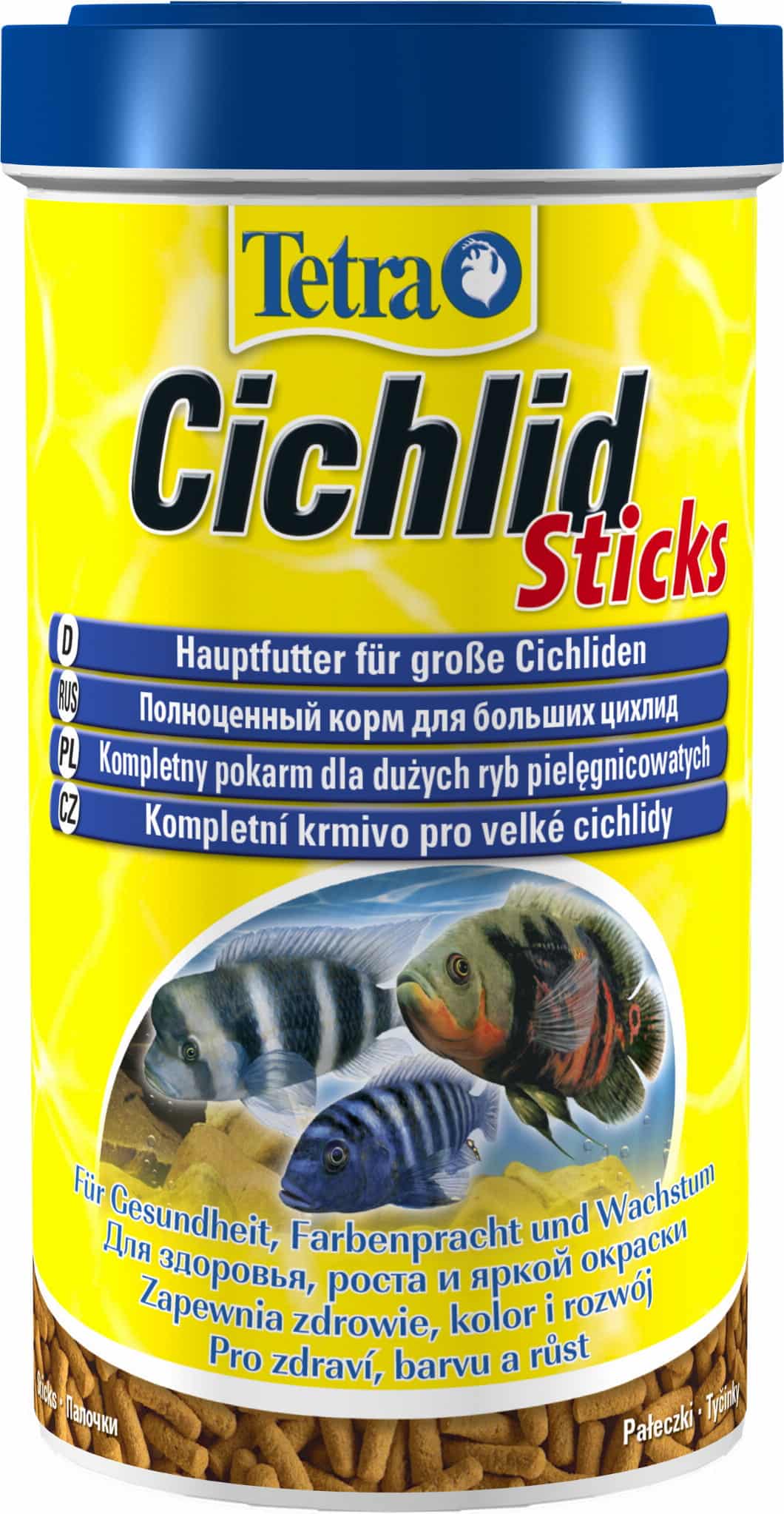 TETRA Cichlid Sticks 500 ml – Futtersticks für Buntbarsche