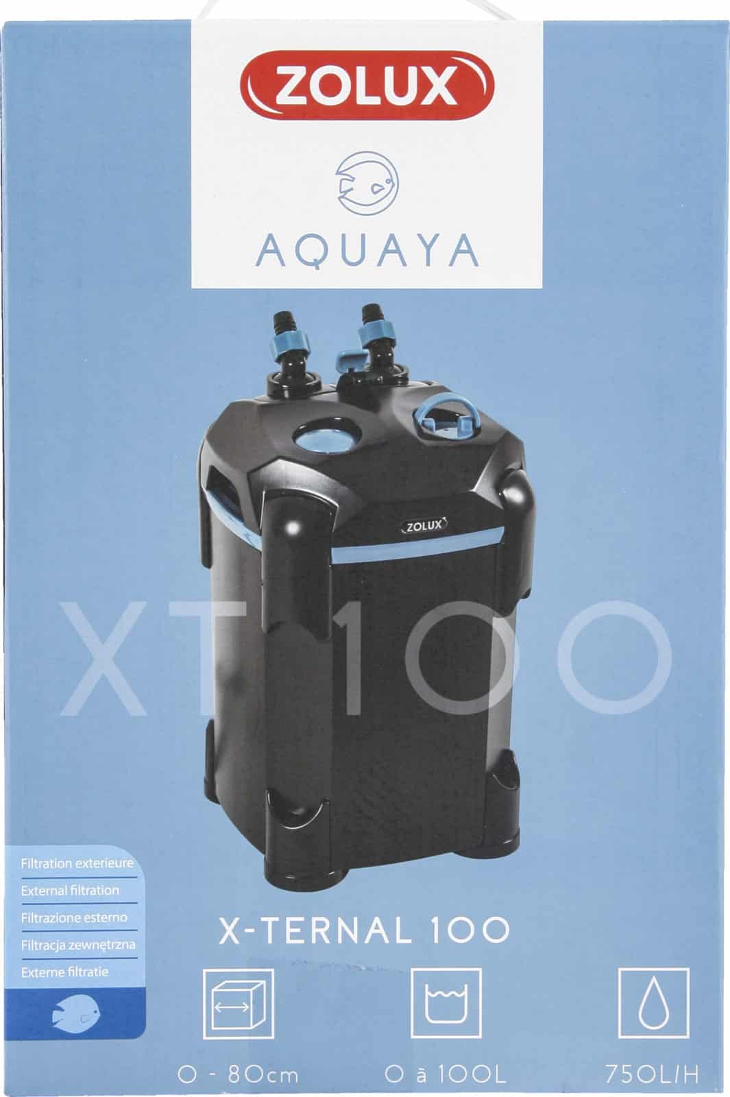 ZOLUX Außenfilter für Aquarium AQUAYA XTERNAL 100