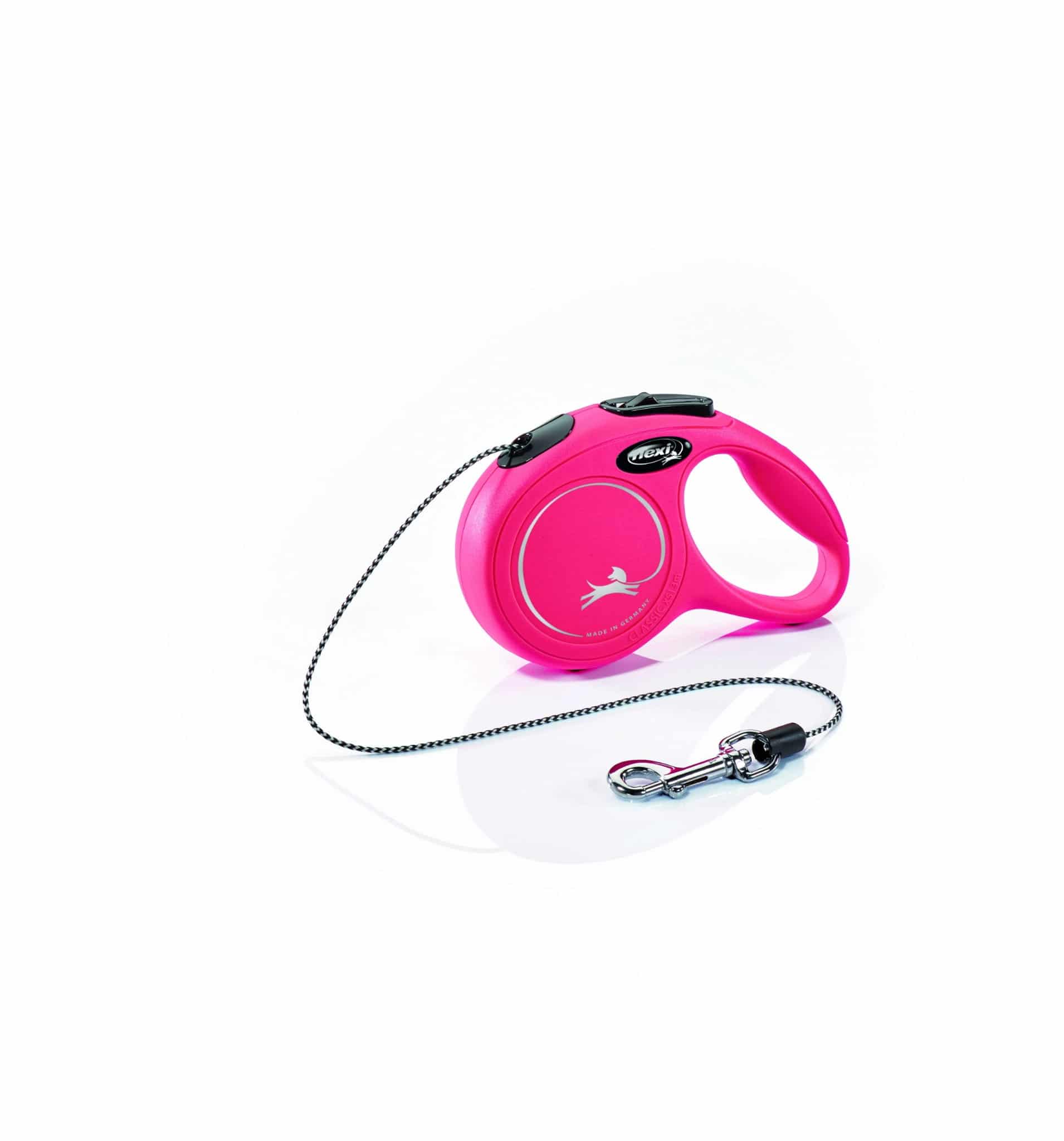 FLEXI Automatikleine NEW CLASSIC CAT XS Seil 3m, Farbe: Rot