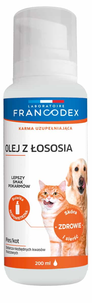 FRANCODEX Lachsöl für Hunde und Katzen – 200 ml