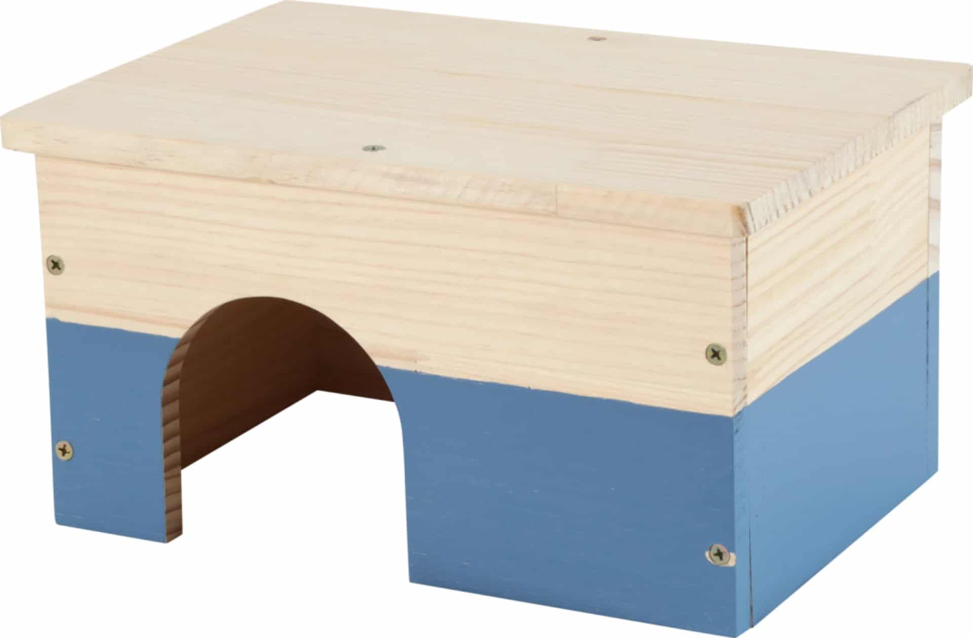 ZOLUX Holzhaus für Meerschweinchen NEOLIFE, Farbe blau