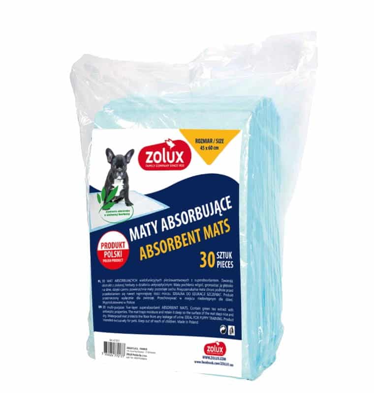 ZOLUX Hygienematten für Hunde zur Stubenreinheitserziehung 40 x 60 cm – 30 Stück