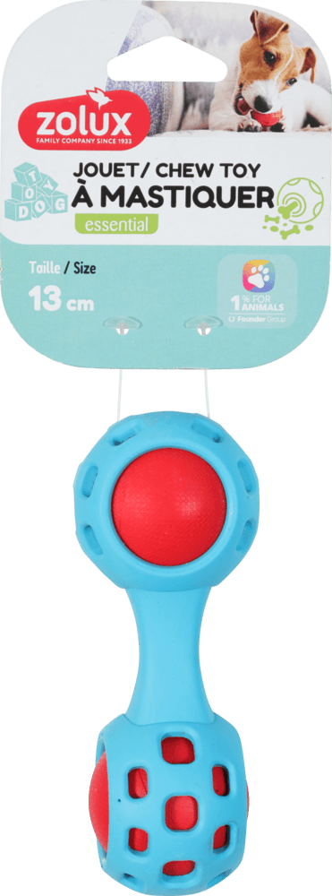 ZOLUX TPR-Leckerli-Hantel für Hunde zum Kauen, 13 cm – Bild 2
