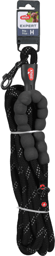 ZOLUX Seilleine für Hunde, 1,2 m, 13 mm, schwarz – Bild 4