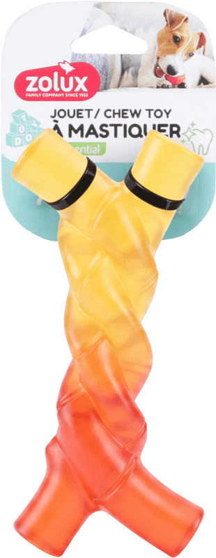 ZOLUX GUMMIES TPR-Kauspielzeug Zopf 16 cm – Bild 2
