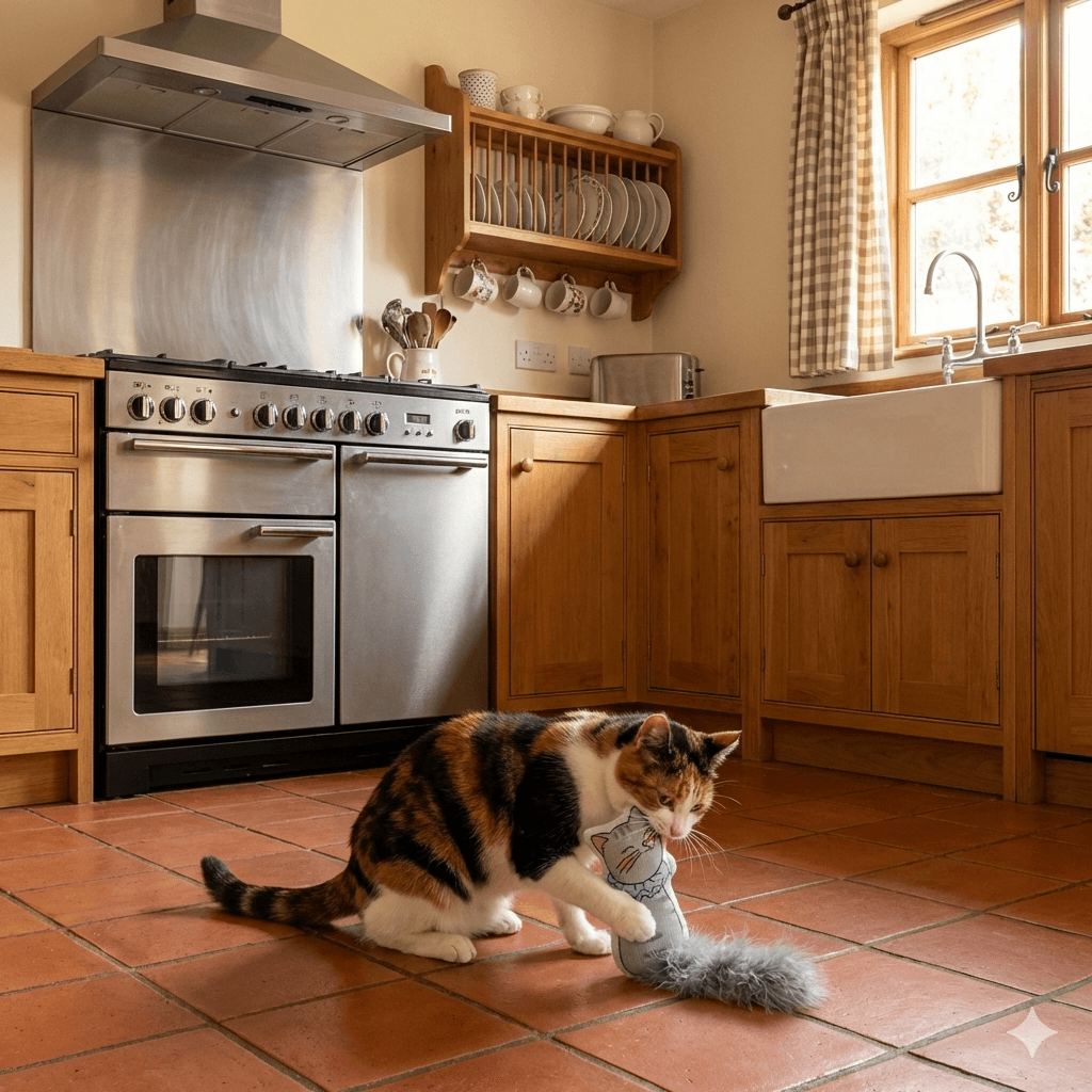 ZOLUX CHATOUILLE Katzenspielzeug, Katze mit Federn und Katzenminze, Kragen, 15 cm – Bild 5
