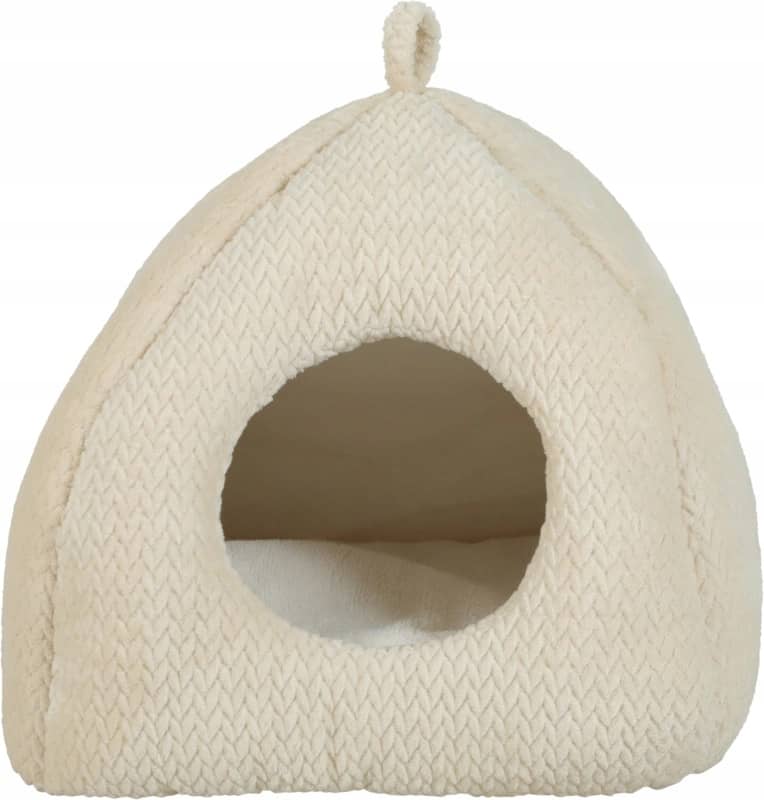 ZOLUX OLYMPE XL Katzen-Iglu, 49 x 49 x 40 cm, creme – Bild 4