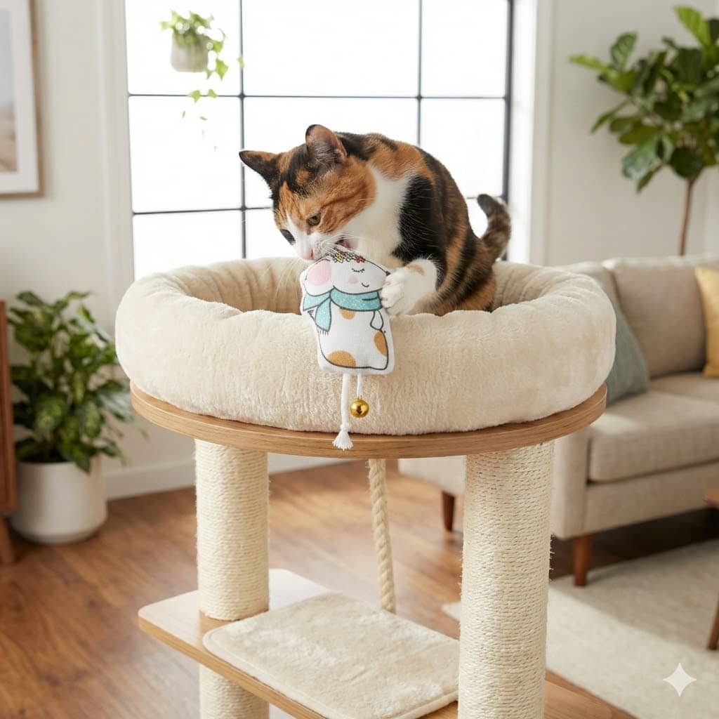 ZOLUX CHATOUILLE Katzenspielzeug, Maus mit Glöckchen und Katzenminze, 11 cm – Bild 4