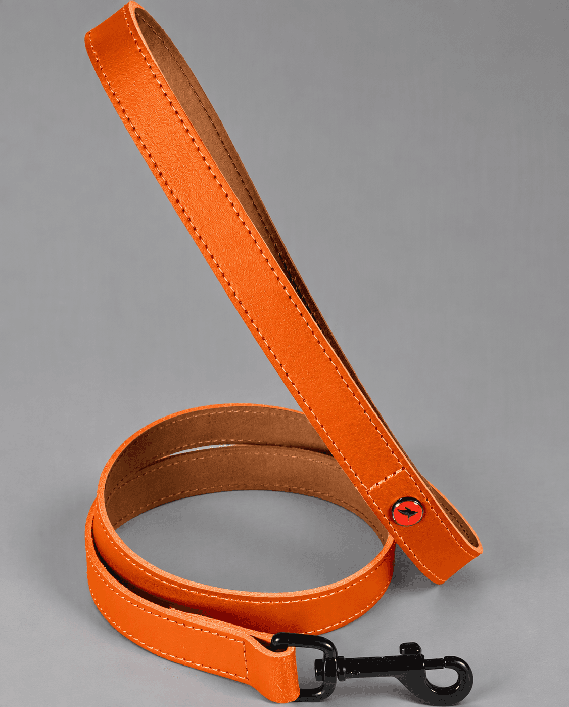 ZOLUX Klassische Lederleine für Hunde, 1 m, 20 mm, orange – Bild 8