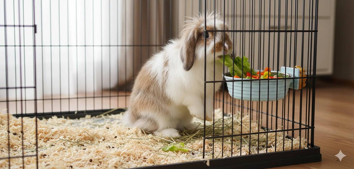 ZOLUX COSY Befestigungs-Futternapf für Kaninchen und Meerschweinchen 350 ml, grün – Bild 5