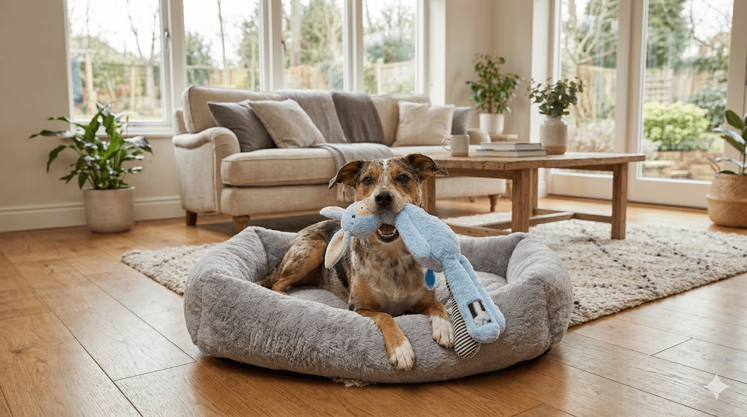 ZOLUX FURRY FARM Plüsch-Hundespielzeug, Esel Hassan, 60 cm – Bild 9
