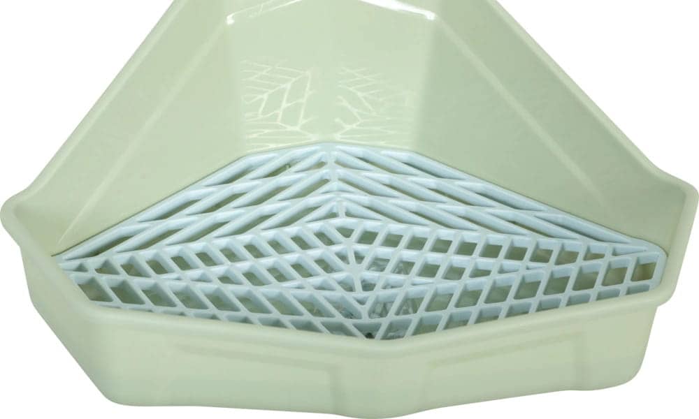 ZOLUX COSY Ecktoilette für Kaninchen und Meerschweinchen, grün – Bild 4