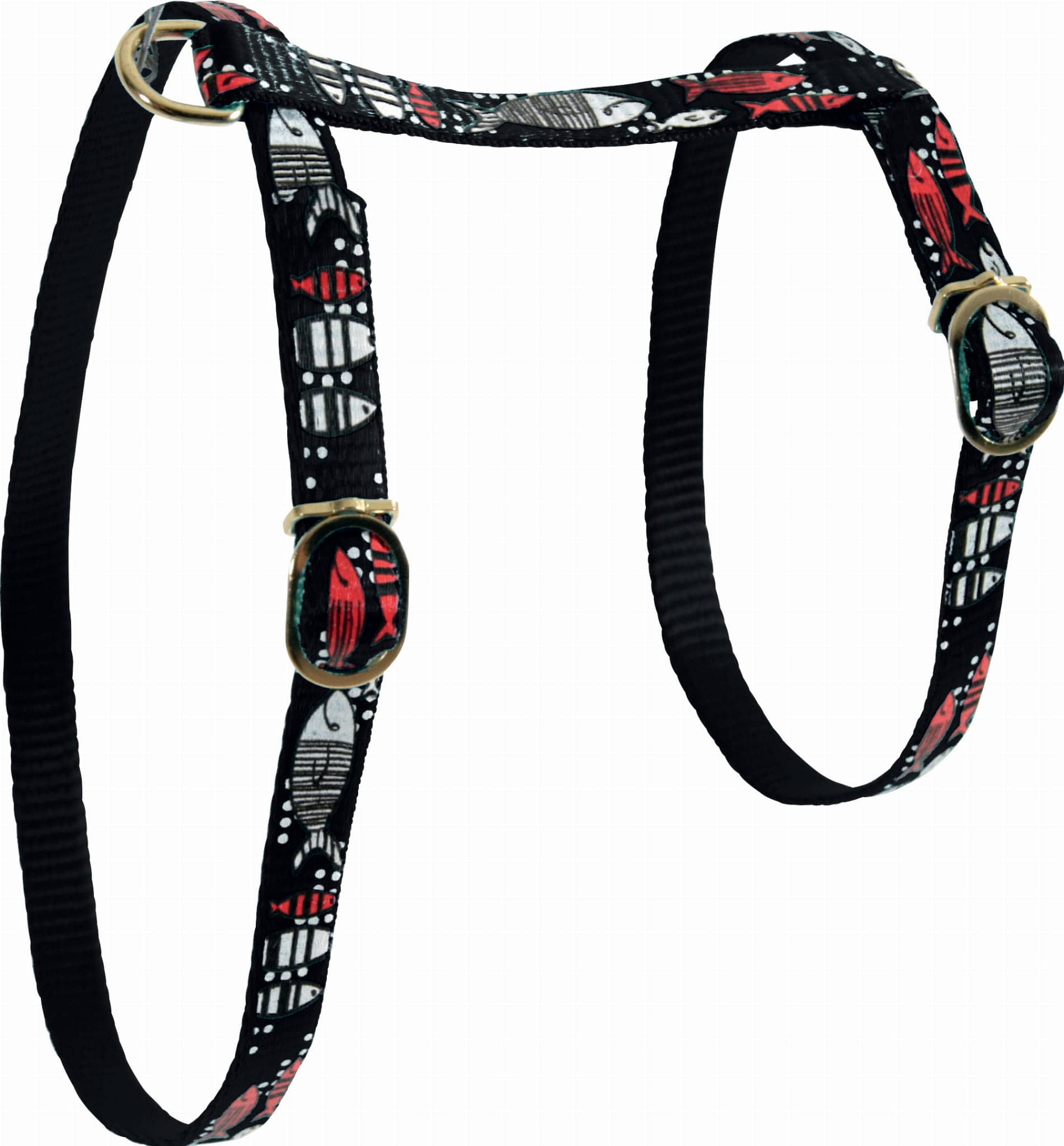 Zolux Nylon-Geschirr für Katzen SARDINE 10 mm, Farbe Schwarz – Bild 1
