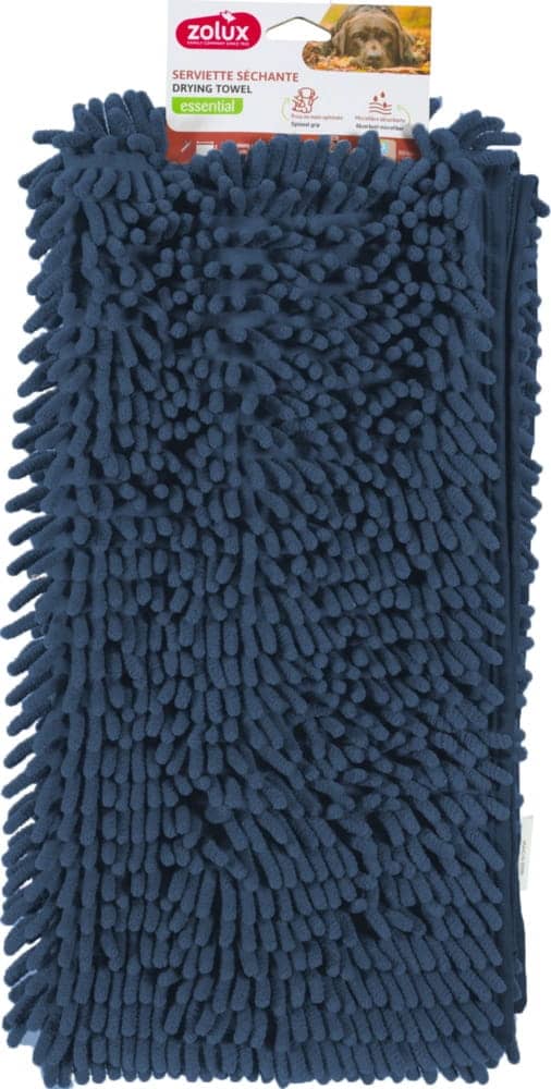 ZOLUX Mikrofaser-Handtuch zum Trocknen von Hunden, 90 × 24 cm, blau – Bild 6