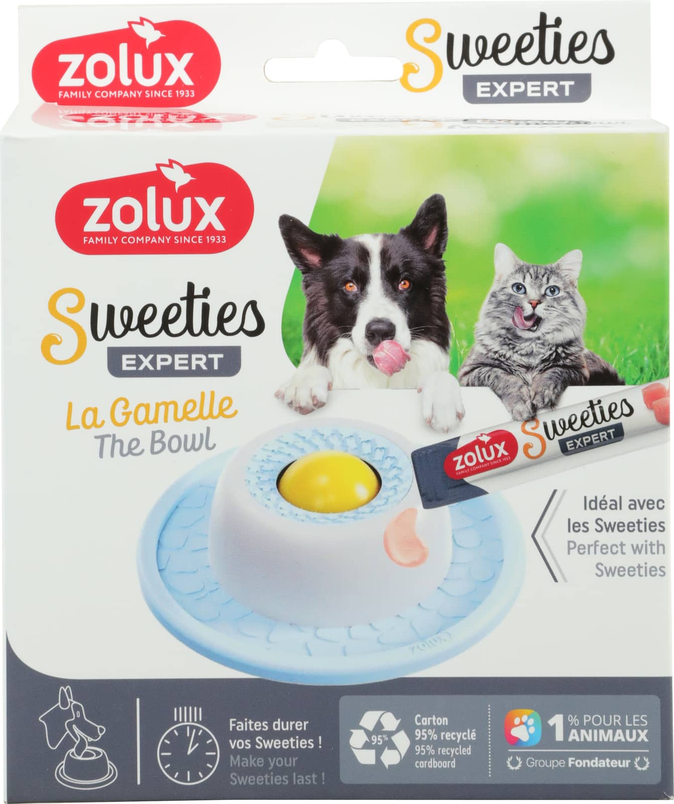 ZOLUX SWEETIES Anti-Schling-Napf für Hunde – Bild 4