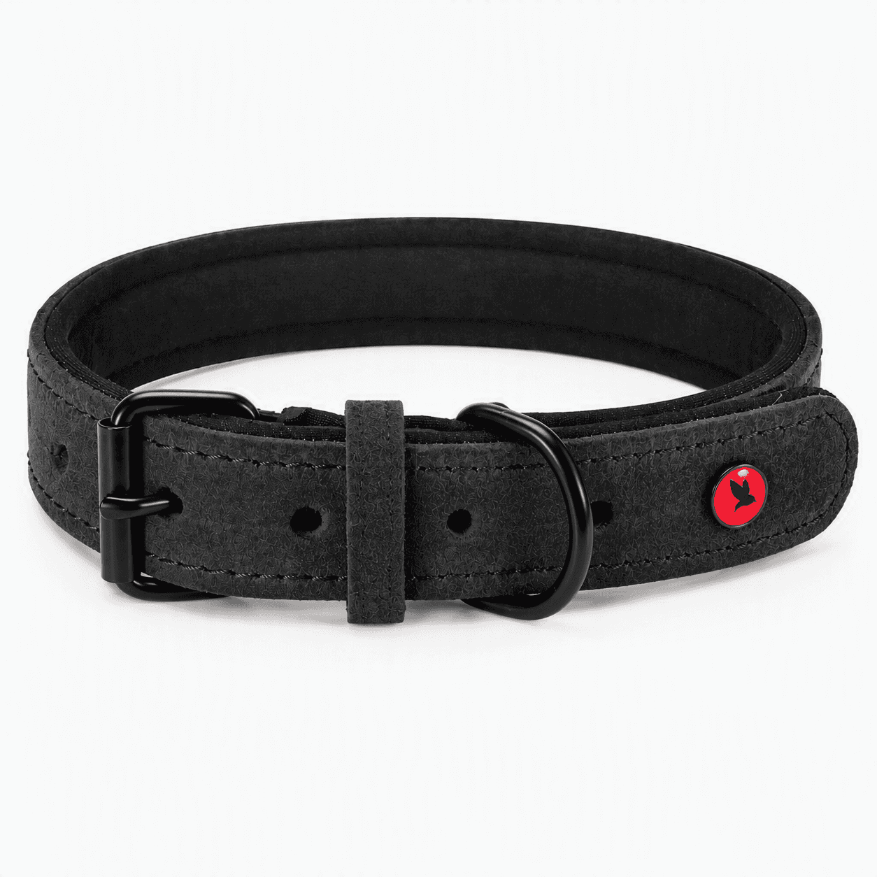 ZOLUX Komfort-Lederhalsband für Hunde, 34–44 cm, 20 mm, schwarz – Bild 8