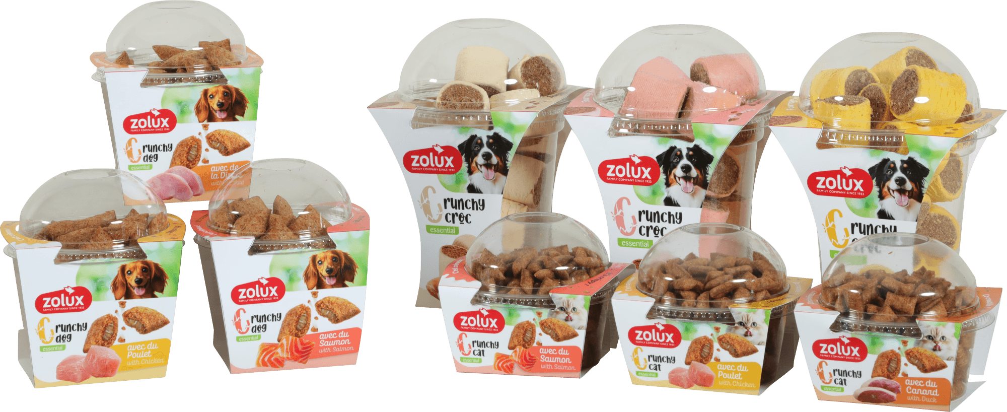 ZOLUX CRUNCHY DOG Hundekekse mit Lachs 75 g – Bild 8
