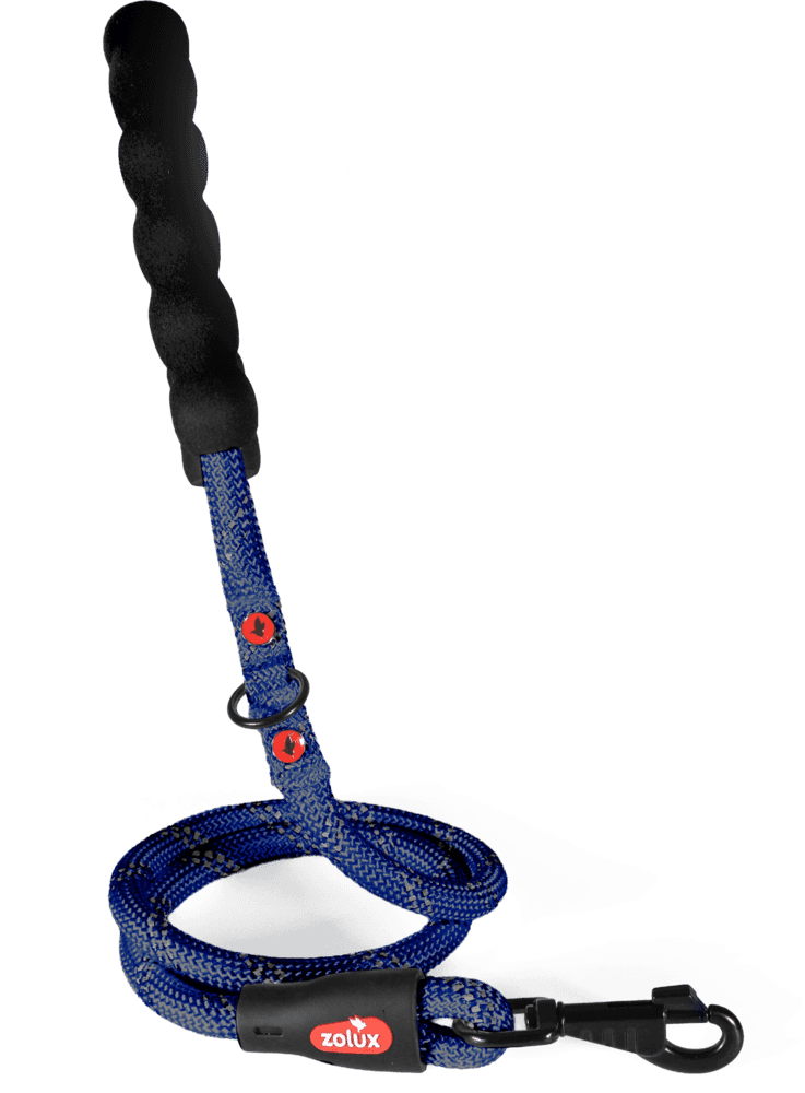 ZOLUX Seilleine für Hunde, 3 m, 13 mm, blau – Bild 6