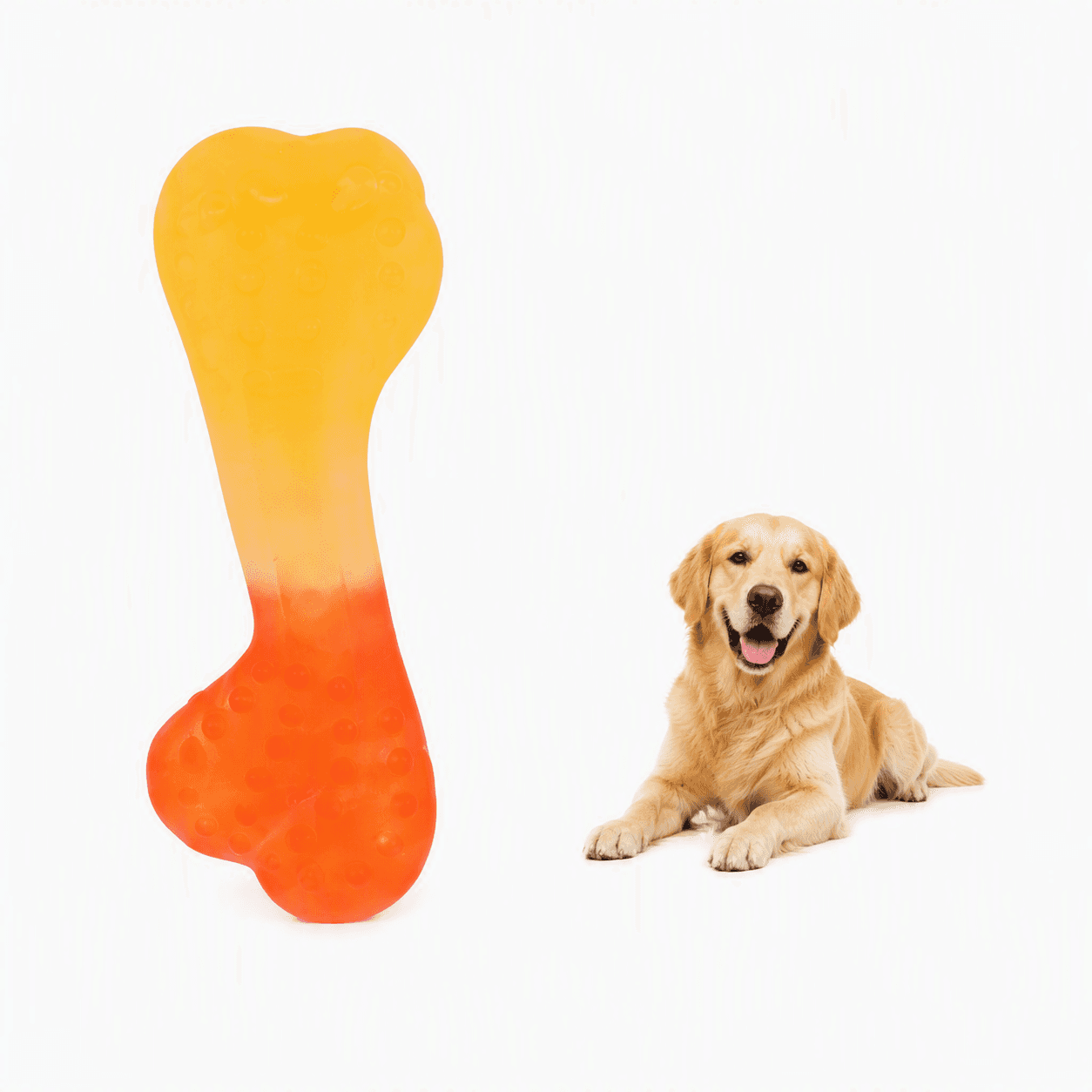 ZOLUX GUMMIES TPR-Kauspielzeug Knochen 17 cm – Bild 1