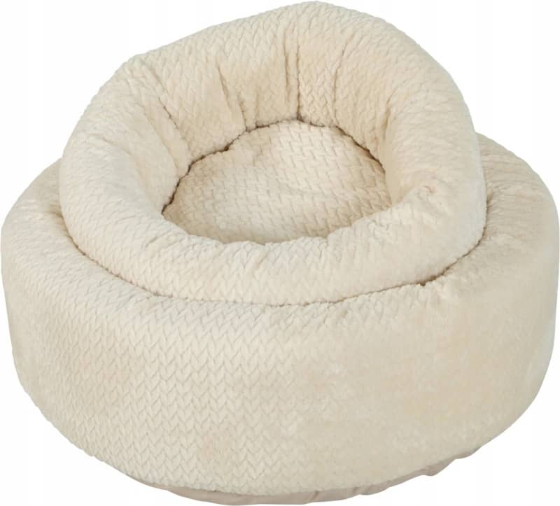 ZOLUX OLYMPE Rundes Katzenbett, 40 x 40 x 18,5 cm, creme – Bild 5