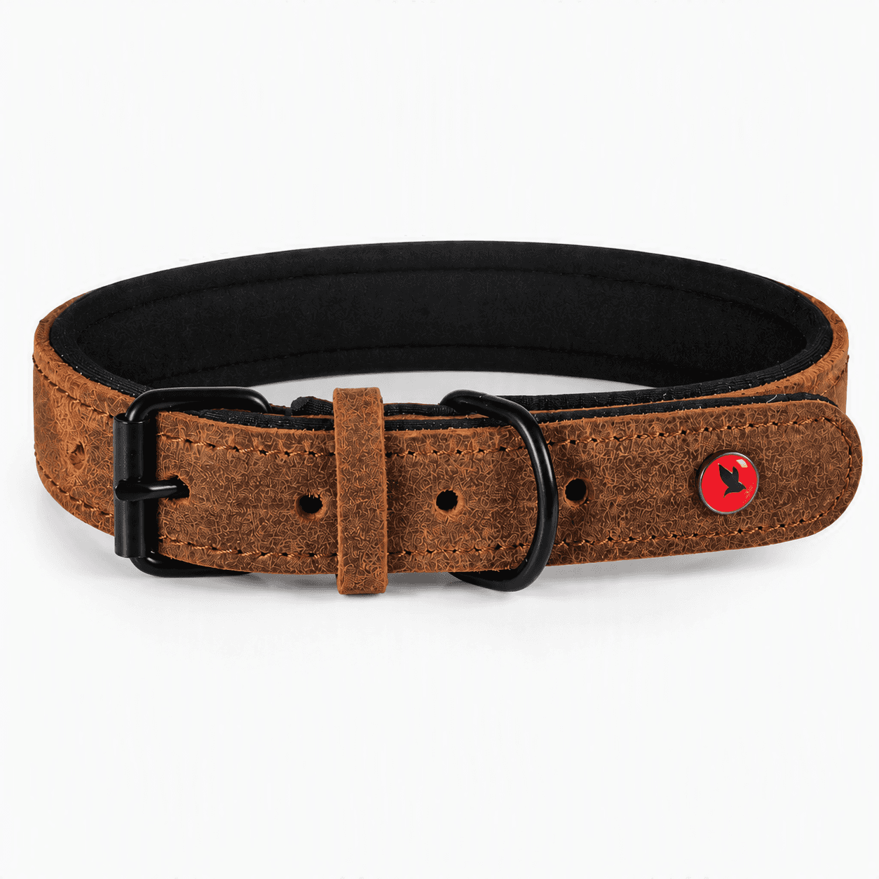 ZOLUX Komfort-Lederhalsband für Hunde, 34–44 cm, 20 mm, braun – Bild 15