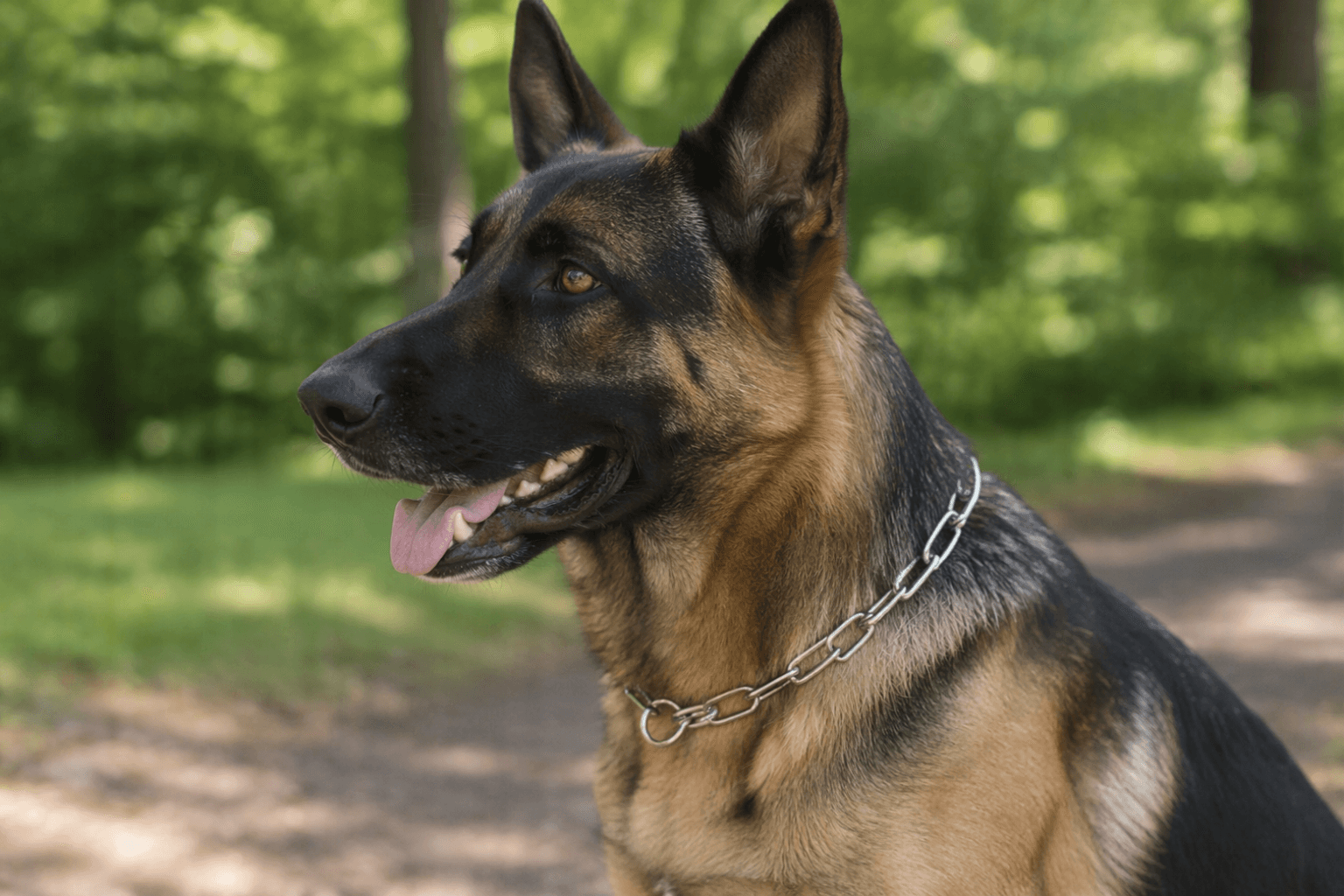 ZOLUX Metall-Würgehalsband für Hunde, 70cm – Bild 5