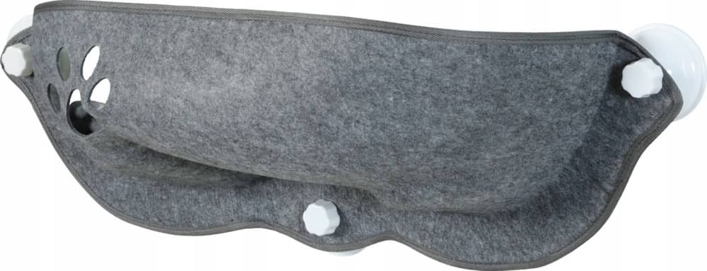 ZOLUX Fensterhängematte für Katzen JACK, grau, 70 x 23,5 x 23,5 cm – Bild 2
