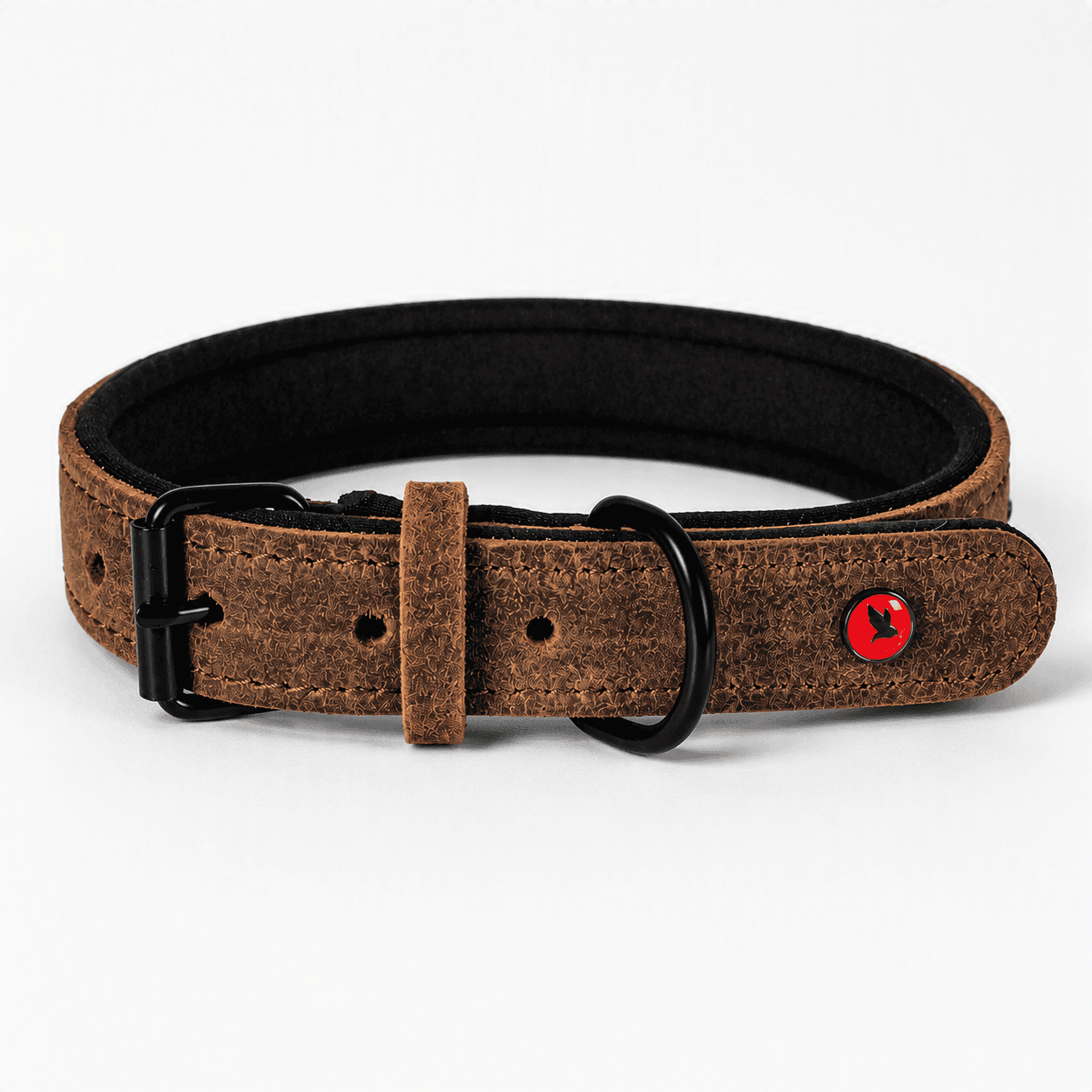 ZOLUX Komfort-Lederhalsband für Hunde, 53–65 cm, 30 mm, braun – Bild 14