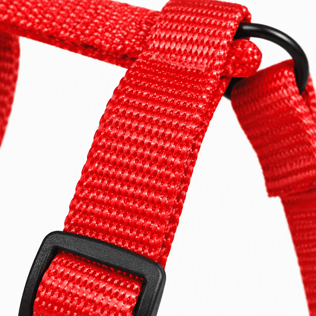 ZOLUX Klassisches Nylon-Hundegeschirr, 27–42 cm, 15 mm, rot – Bild 4