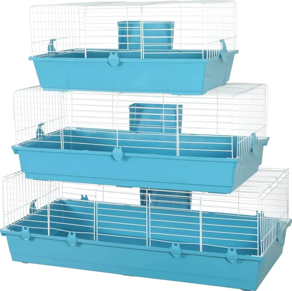 ZOLUX Käfig für Zwergkaninchen und Meerschweinchen PRIMO 120 cm, blau – Bild 3
