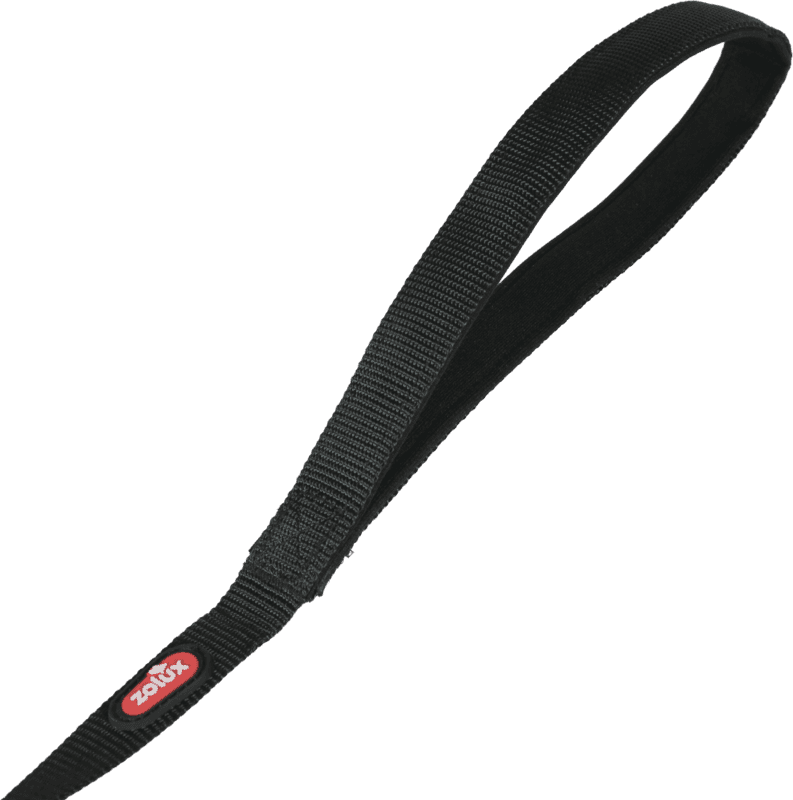 ZOLUX Lange Gurtbandleine für Hunde, 5 m, 20 mm, schwarz – Bild 2
