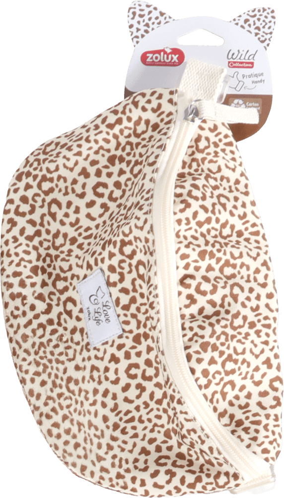 ZOLUX WILD Bauchtasche für Leckerlis und Zubehör, mokka – Bild 1