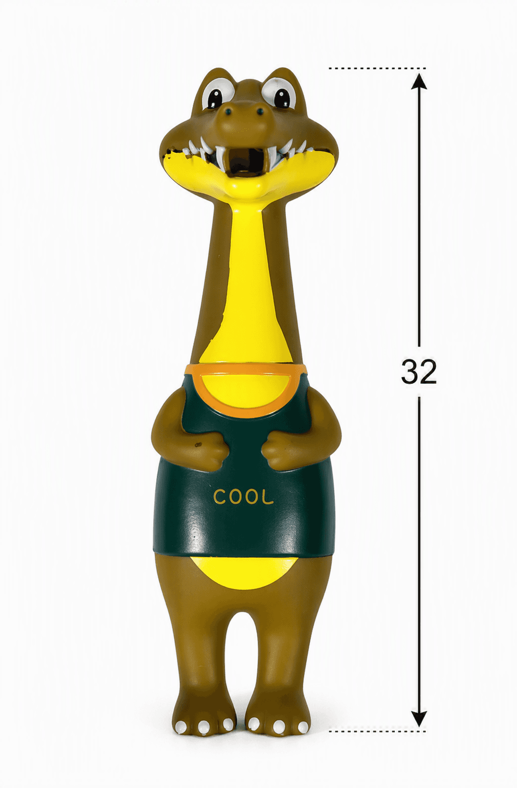 ZOLUX KARTOON Hundespielzeug Krokodil mit Quietscher 32 cm – Bild 8