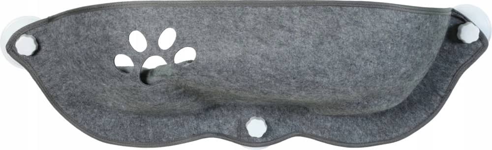 ZOLUX Fensterhängematte für Katzen JACK, grau, 70 x 23,5 x 23,5 cm – Bild 5
