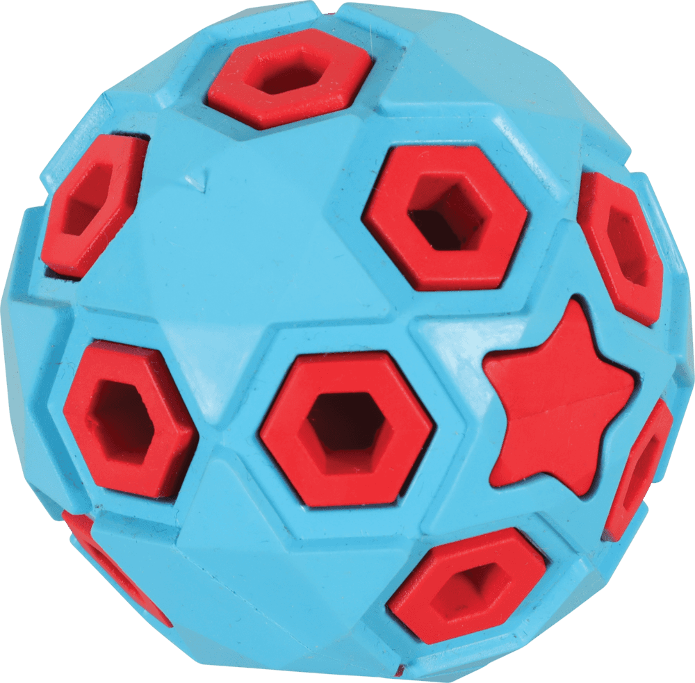 ZOLUX TPR-Leckerliball für Hunde zum Apportieren, 8 cm – Bild 1